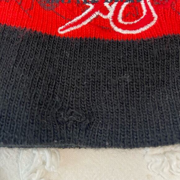 BAKUGAN BATTLE BRAWLERS Unisex Beanie Blk/Red SzOS Y2K Cosplay Kooky Cozy Grunge - Picture 3 of 8